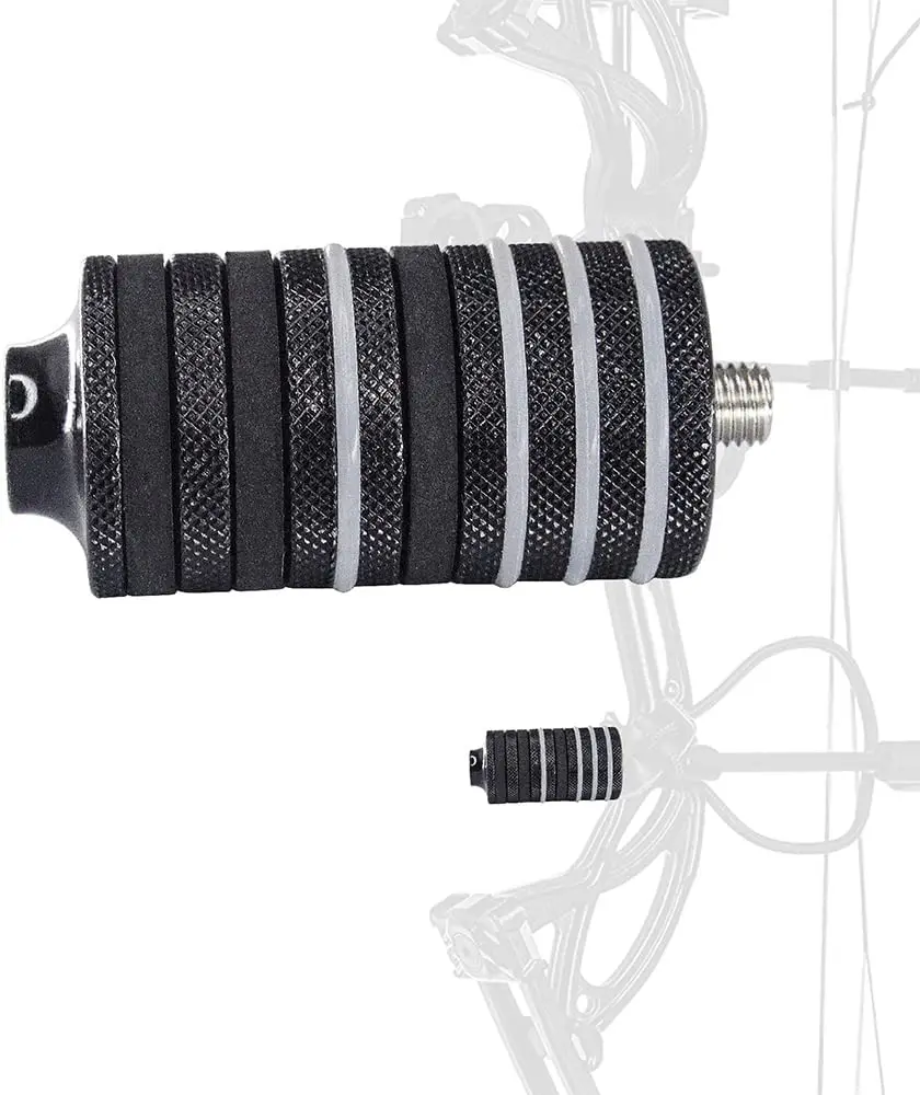 

Wisdom Archery Bow Stabilizer, Counterweight Bow Stabilizers Balance, Adjustable Bow Weight Bar for Compound Bow and Regular Bow