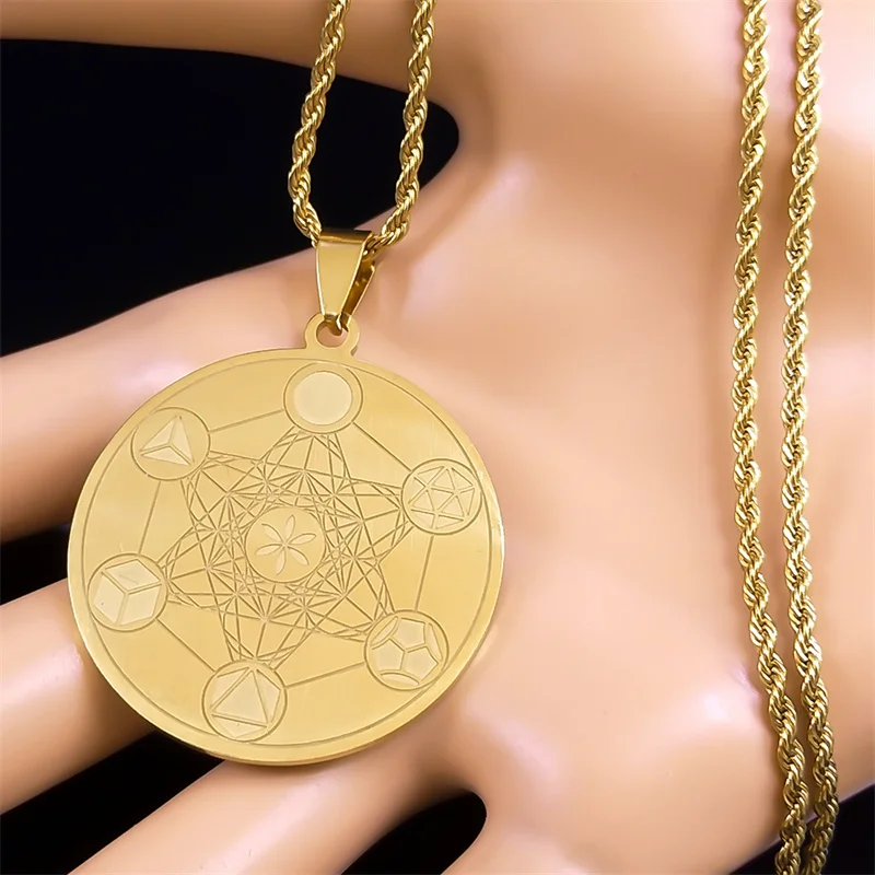 Pendentif Métatron En Bronze – Bijou Symbolique Et Spirituel