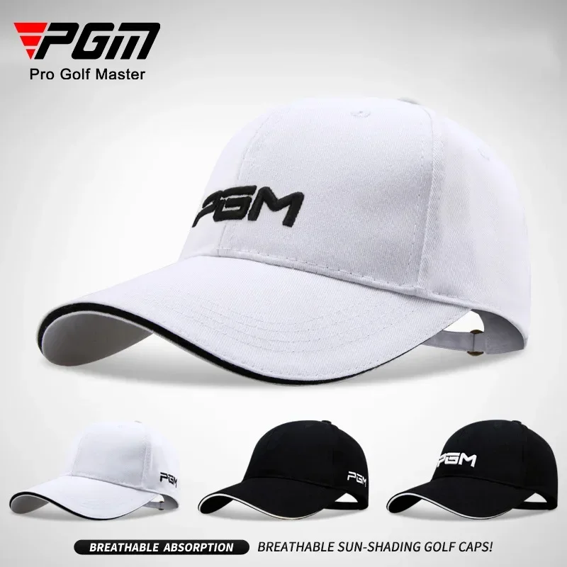 PGM MZ018 Golf Cap Men's and Women's Hats New Breathable Silk Cotton Sun Hat Fashion Golf Sports Leisure with Top Ball Cap
