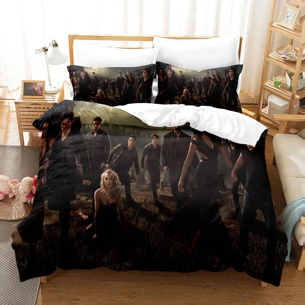 The Vampire Diaries 3d Printed Bedding Set Duvet Covers Pillowcases