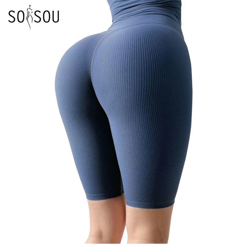 SOISOU Rib Fabric Women’s Shorts High Waist Cycling Shorts Women Gym Running Yoga Shorts Tight Fitness Threaded Womens Clothing Best Sellers In Sports & Entertainment SOISOU Rib Fabric Women’s Shorts High Waist Cycling Shorts Women Gym Running Yoga Shorts Tight Fitness Threaded Womens Clothing Best Sellers In Sports & Entertainment