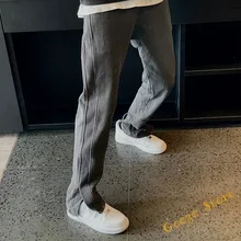 Pantaloni a zampa di elefante - Acquista Pantaloni a zampa di elefante con  spedizione gratuita su aliexpress