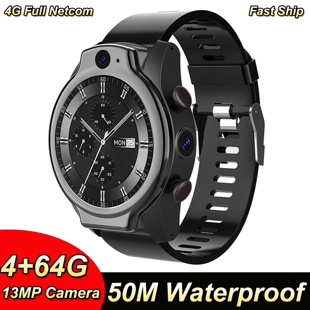 4g Lte Global Smart Watch Phone Android Smartwatch With 4gb+64gb