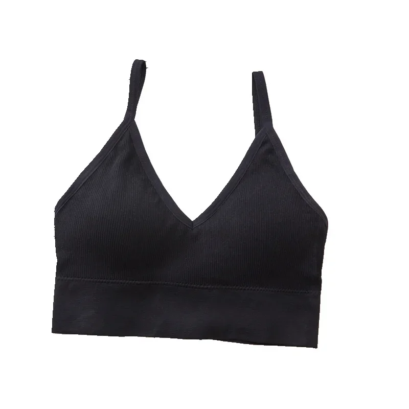Women Sexy Crop Tops Bra Tube Top Female Streetwear Sleeveless Seamless Sports Bra Crop Camis Top Tee Bandeau Top Basic Tank