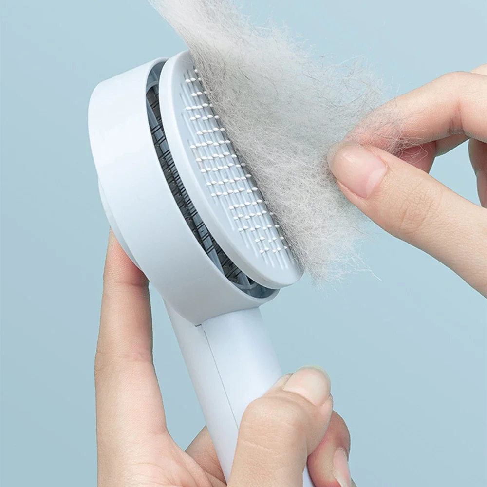 Cat Comb Cat Brush Pet Hair Removal Brush Pet Grooming Brush for Cats Dogs Pets Hair Remover Massages Puppy Kitten Accessories 5