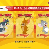 2023 Genuine HOTBOX TOM and JERRY Trading Cards Collection Anime Characters Rare GSSP Gold Card Game Table Toy For Children Gift 2