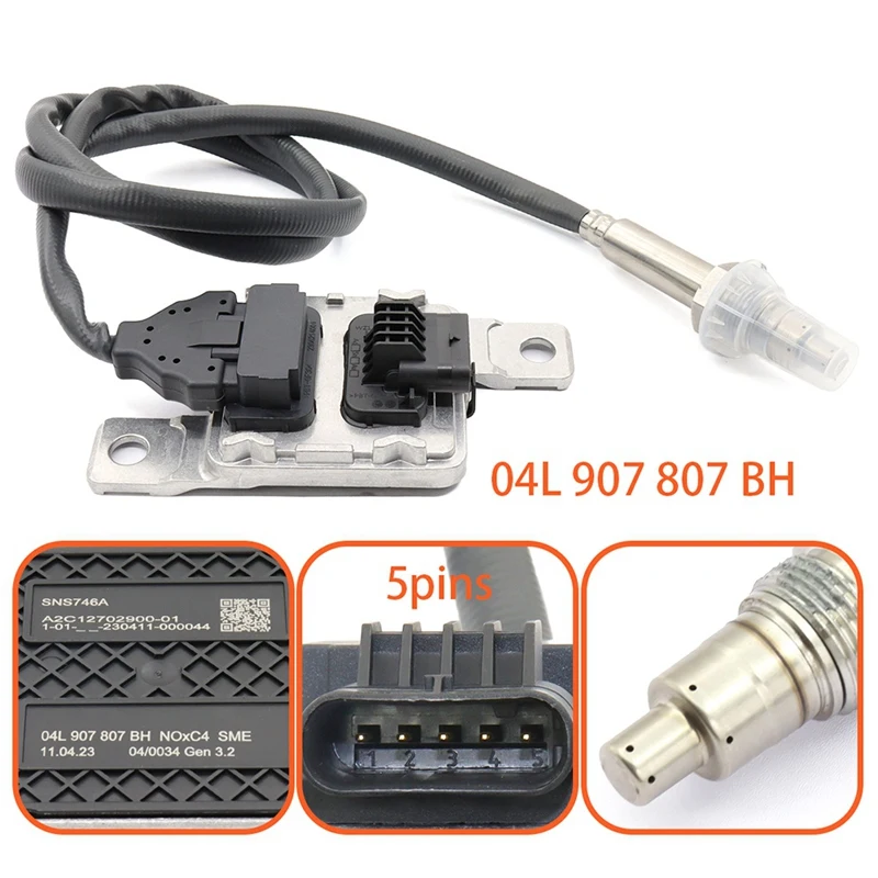 

04L907807BH Nitrogen Oxide Sensor For Volkswagen Passat Skoda Nox Sensor Replacement Parts Accessories