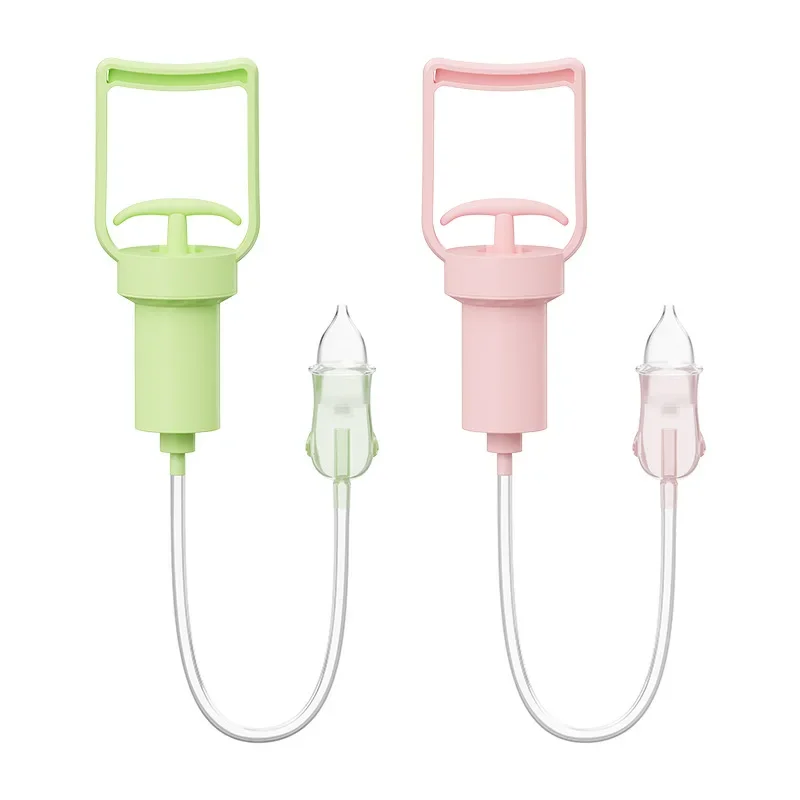 Manual Nasal Aspirator for Babies Newborn Children Hand Pull Type Clear Nasal Mucus And Debris Baby Nose Blockage Cleaner