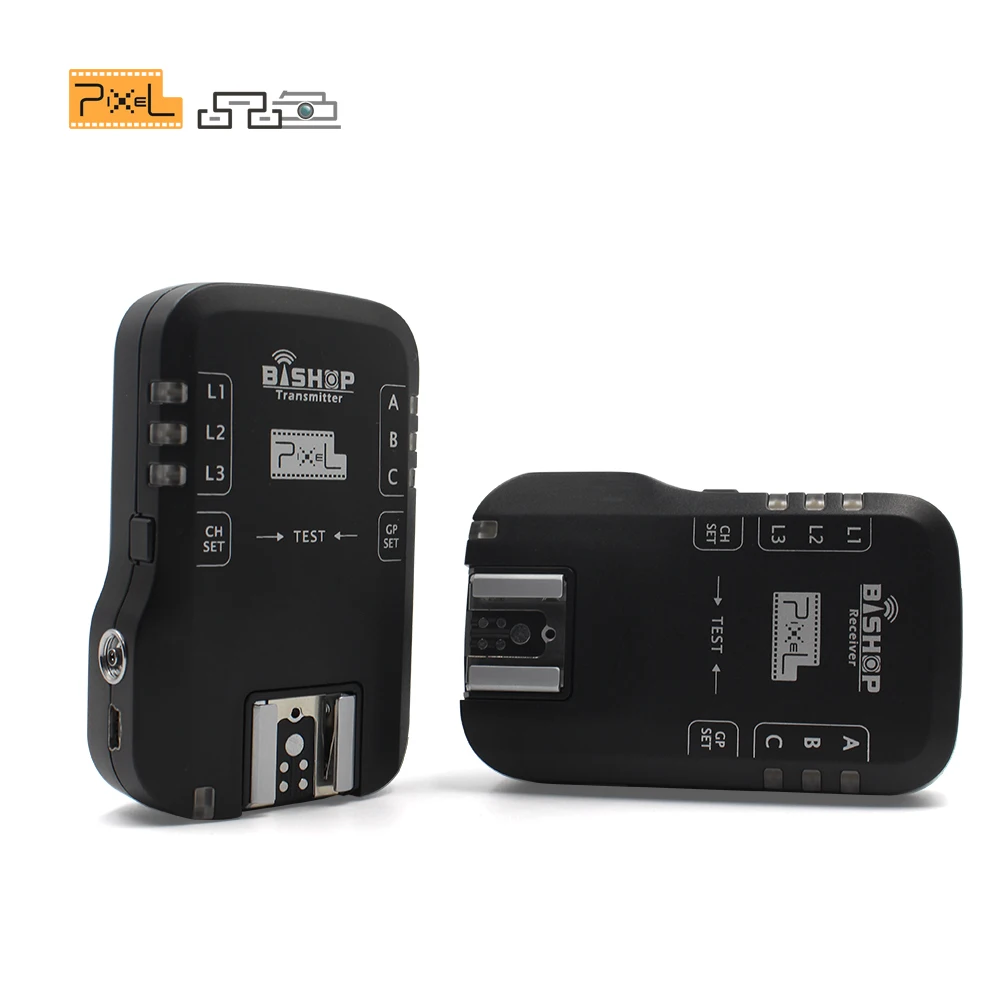 Pixel Bishop Wireless Flash Trigger Receiver Nikon Camera High-speed Sync Transmitter Photo Studio Radio Flash