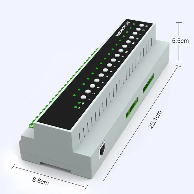 Tuya Smart Zigbee 16CH Relay Switch Module Remote Control Appliance Control Module 110V-240V 50A Work With Alexa Google Home 5