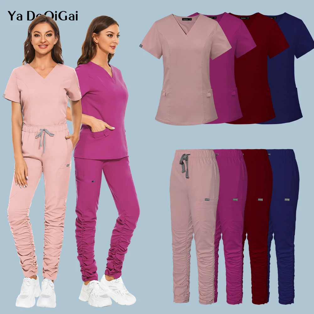 Huisdier Kliniek Verpleegkundige Werkkleding Groothandel Prijzen Unisex Scrubs Suits Verpleging Scrubs Vrouwen Multicolor Medische Werkkleding| AliExpress