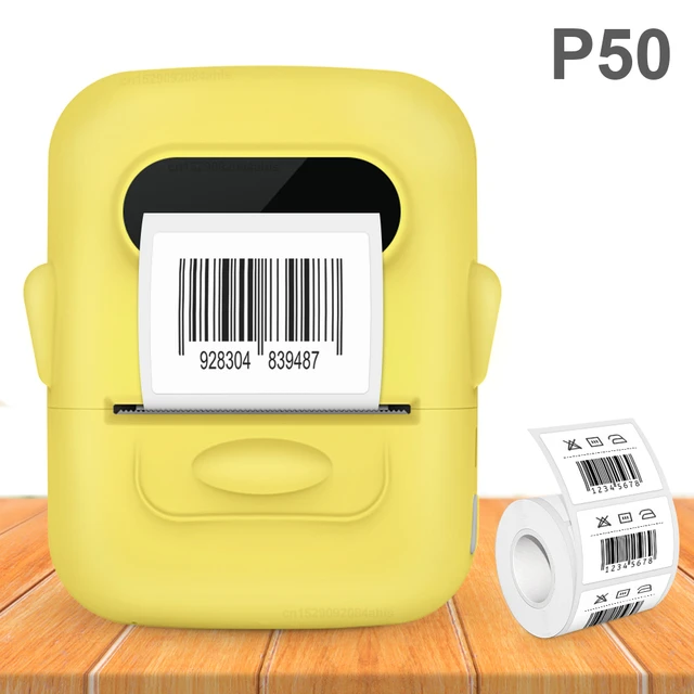 P50 Mini Wireless By Marklife APP Bluetooth Inkless Thermal Barcode Label  Printer for Home Office Printing Sticker Label Maker - AliExpress