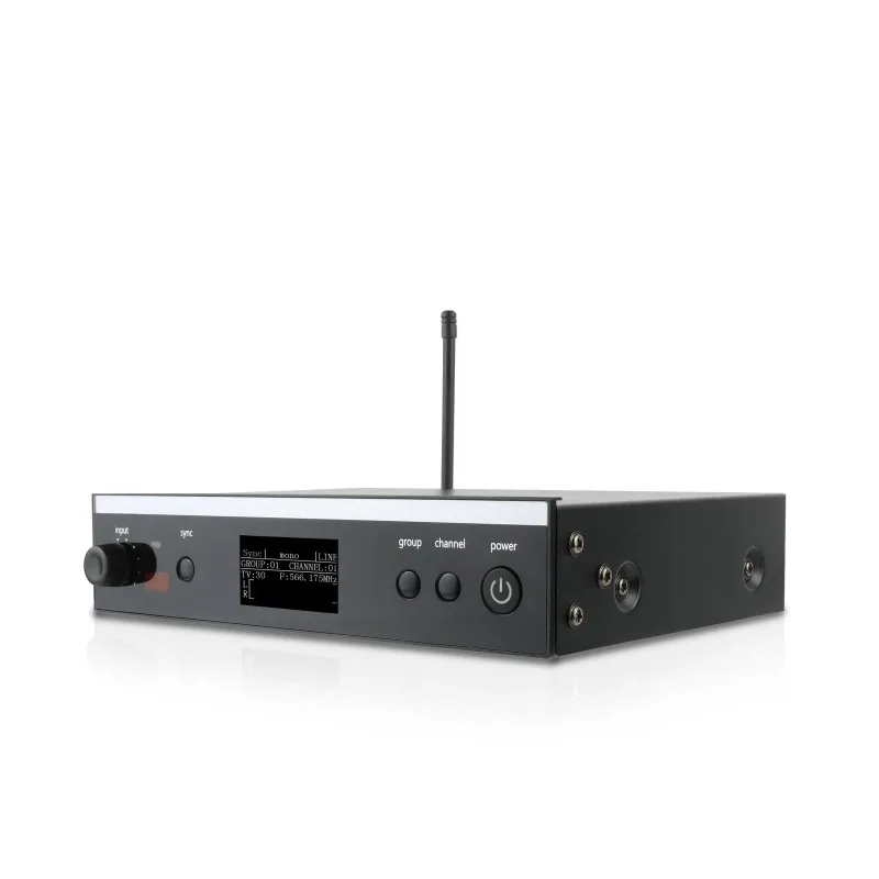 Wireless In Ear Monitor HONGUAN PSM-300 Stereo In Ear Monitor Wireless System Mono Converts to Stereo Digital Signal Processor 28 Bits for Stage Return