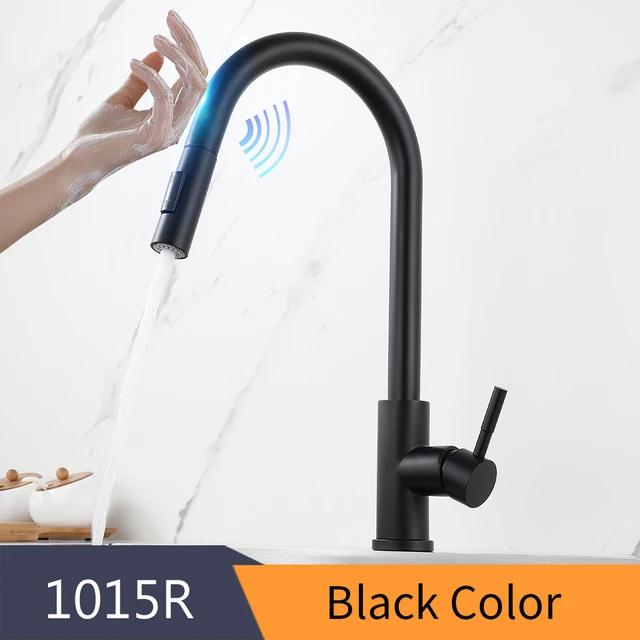Smart Touch Kitchen Faucets Crane For Sensor Kitchen Water Tap Sink Mixer Rotate Touch Faucet Sensor Water Mixer KH-1015 8