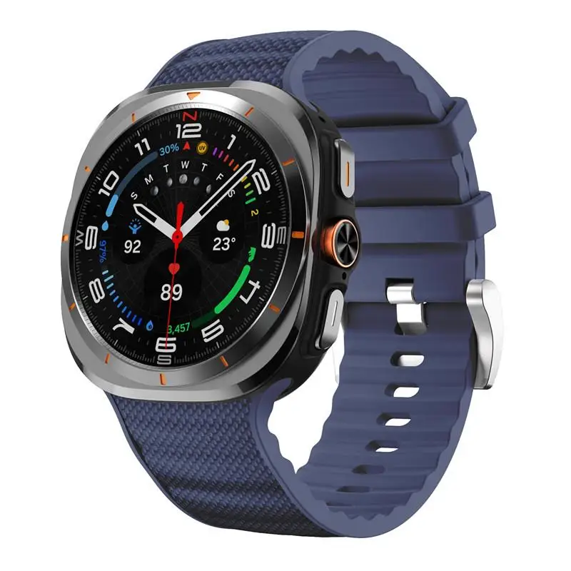 PeakForm Silicone Nylon Sport Strap for 47mm Watch