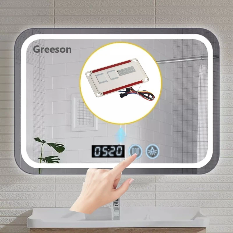 Touch sensor light switch with digital clock and temperature display 5A ...