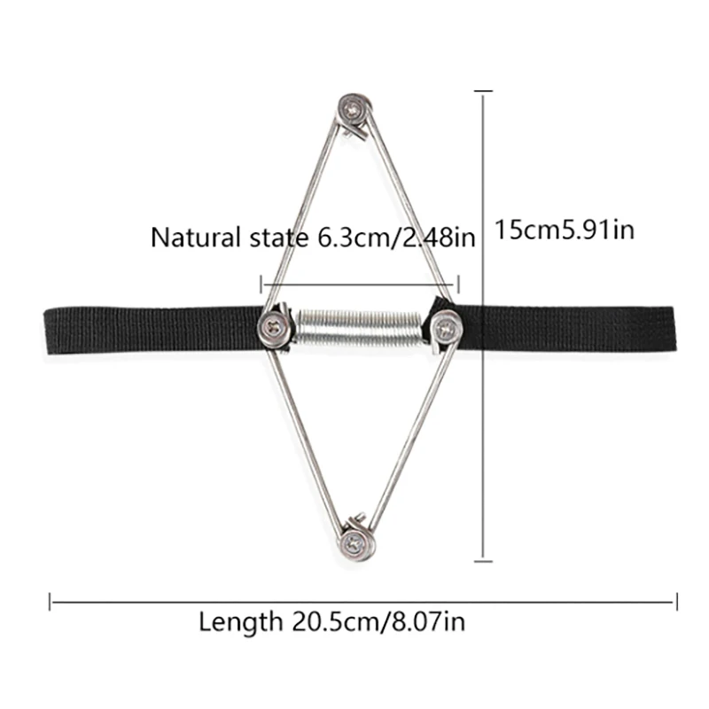 1PC Stainless Steel Toe Valgus Corrector Belt Foot Stretch Recovery Training Exerciser Strap Thumb Elastic Band Foot Tools