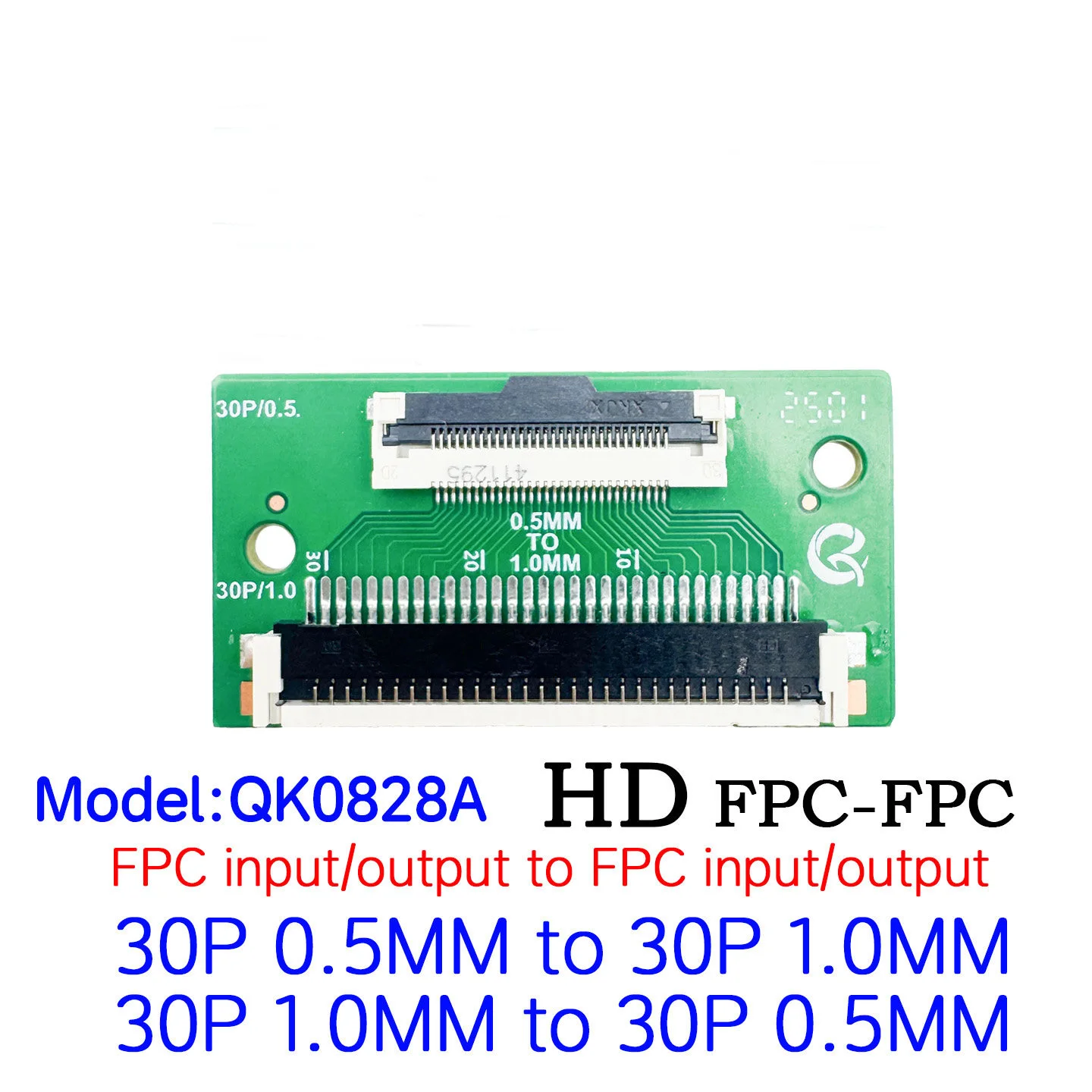 QK-0828A/B CSOT 30P 0.5mm 30P 표준 1.0mm 피치 어댑터 보드 F05035 HKC