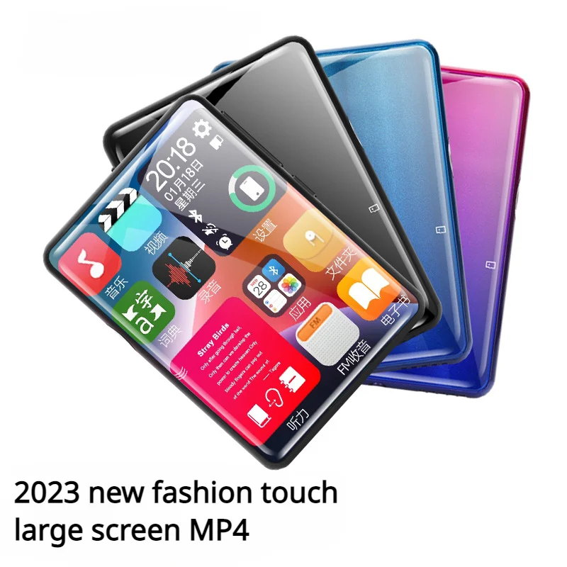 

New trendy 3.6 inch full screen 5.0 bluetooth touch Mp3 player walkman support WIFI video player noise reduction recording Mp4