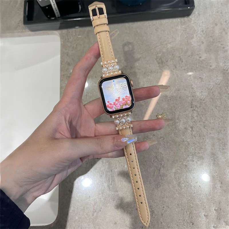 Iwatch Band Apple Watch Leather Band Women's Save Big On Bulk