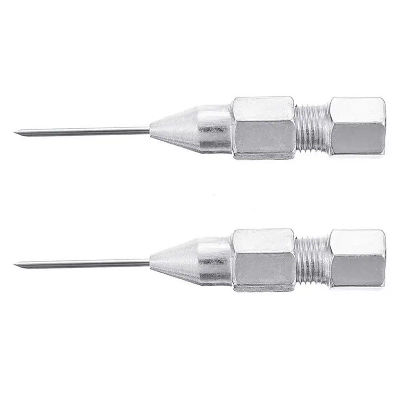 2pcs Removable Needle Nose Grease Head Grease Nozzle Grease Accessories