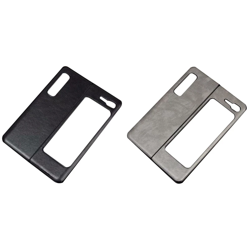 

2 шт., чехол для Samsung Galaxy, Складывающийся чехол из искусственной кожи с зернистой фактурой, Жесткий Чехол для Samsung Galaxy Fold 4G, чехол для телефона-1 и 4