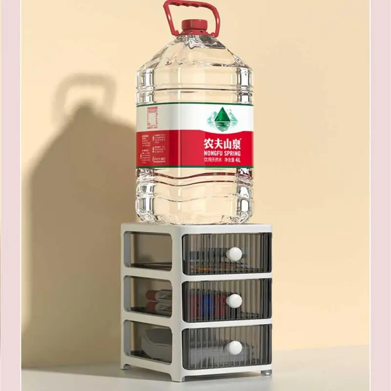 모던 플라스틱 메이크업 박스, 헤비 듀티, 공간 절약형 다층 펜, 문구 화장품 정리함