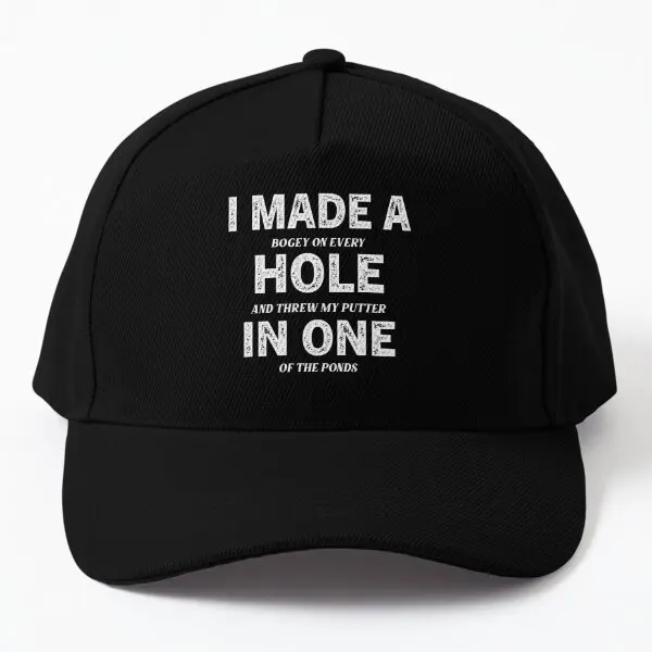 

Забавная бейсбольная кепка I Made A Hole In One для влюбленных гольф, бейсболка, Снэпбэк Кепка с принтом рыбок, Черная Мужская весенняя Casquette для мальчиков Солнце Хип-хоп