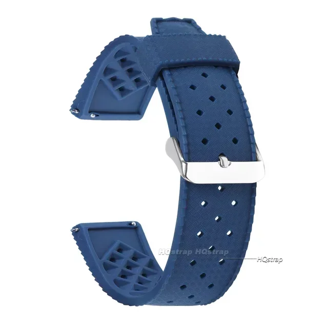 Tropic Waterproof Silicone Quick Release Watch Strap, 20mm/22mm
