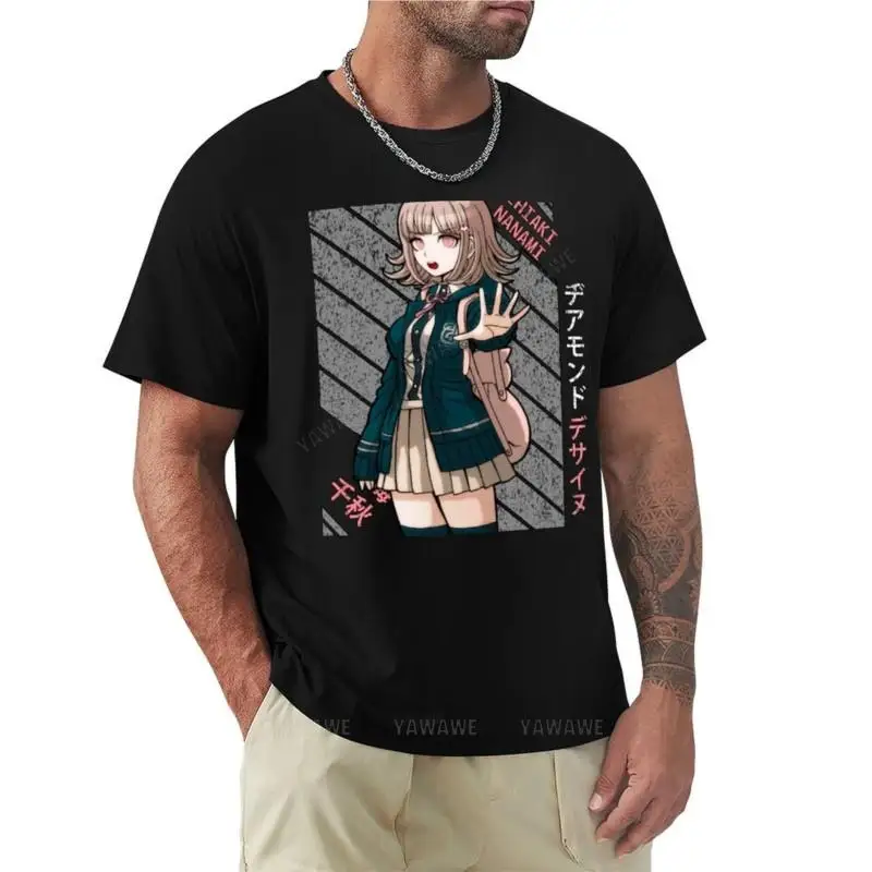 Chiaki Nanami - Super Danganronpa 2 T-Shirt Plus Size Magliette Magliette Pesanti T-Shirt T-Shirt Corte In Bianco T-Shirt Da Uomo