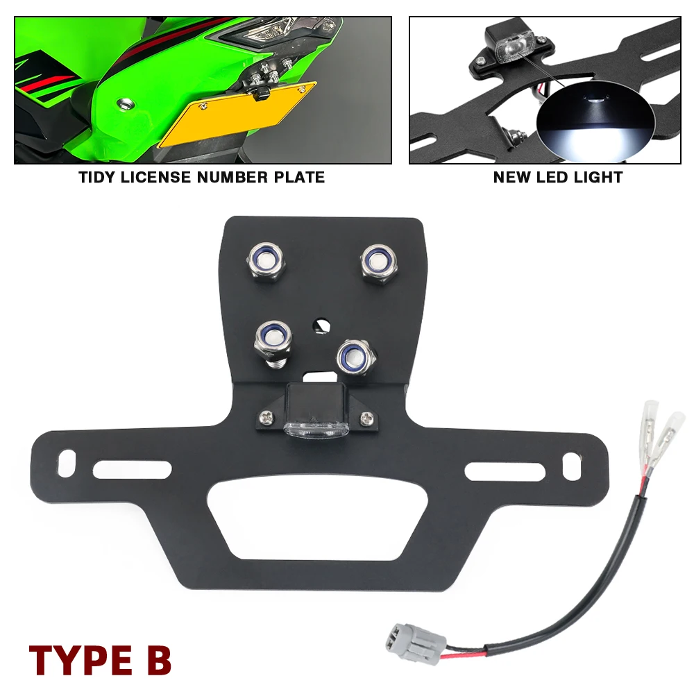 ZX4R ZX25R/SE 2026 License Plate Holder For KAWASAKI NINJA ZX-4RR