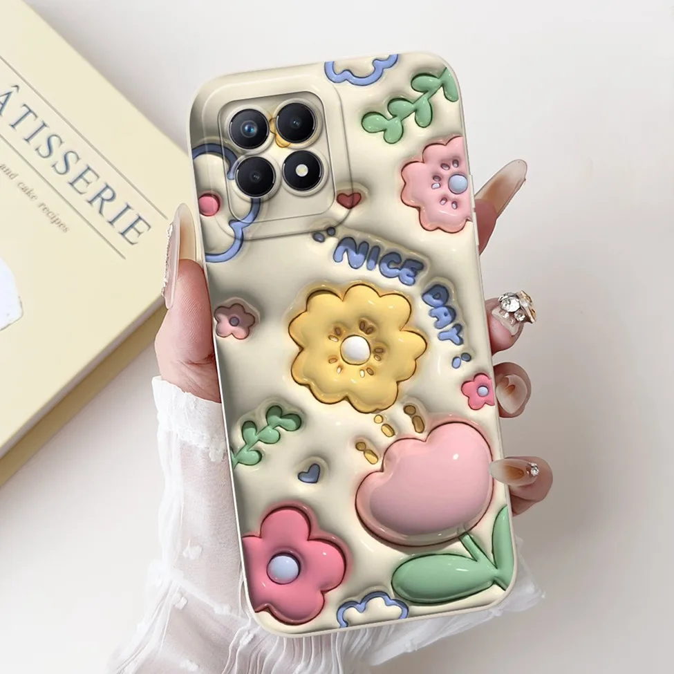 Shockproof Cute Cat Panda Rabbit Fashion Flowers Love Phone Case Cover