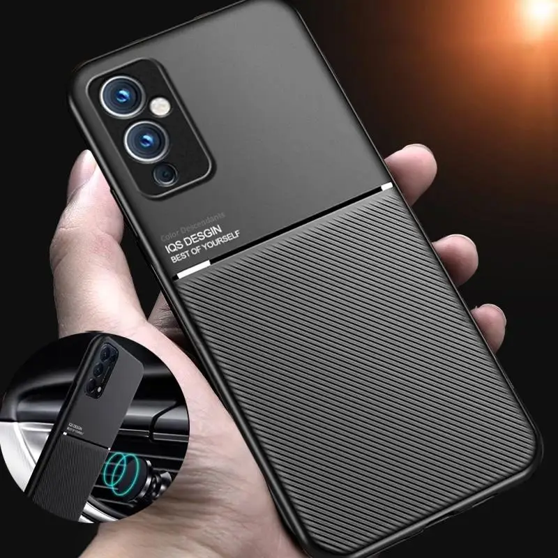 For Iphone 12 Mini Case Shockproof Magnetic Car Holder Phone Cover On For Iphone 12 Pro Max Iphone12 Mini Leather Texture Coque