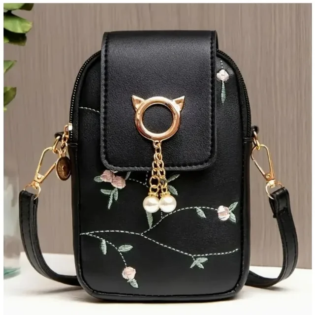 New solid color exquisite shoulder women's bag, retro simple vertical messenger bag, fashionable women's bag for travel