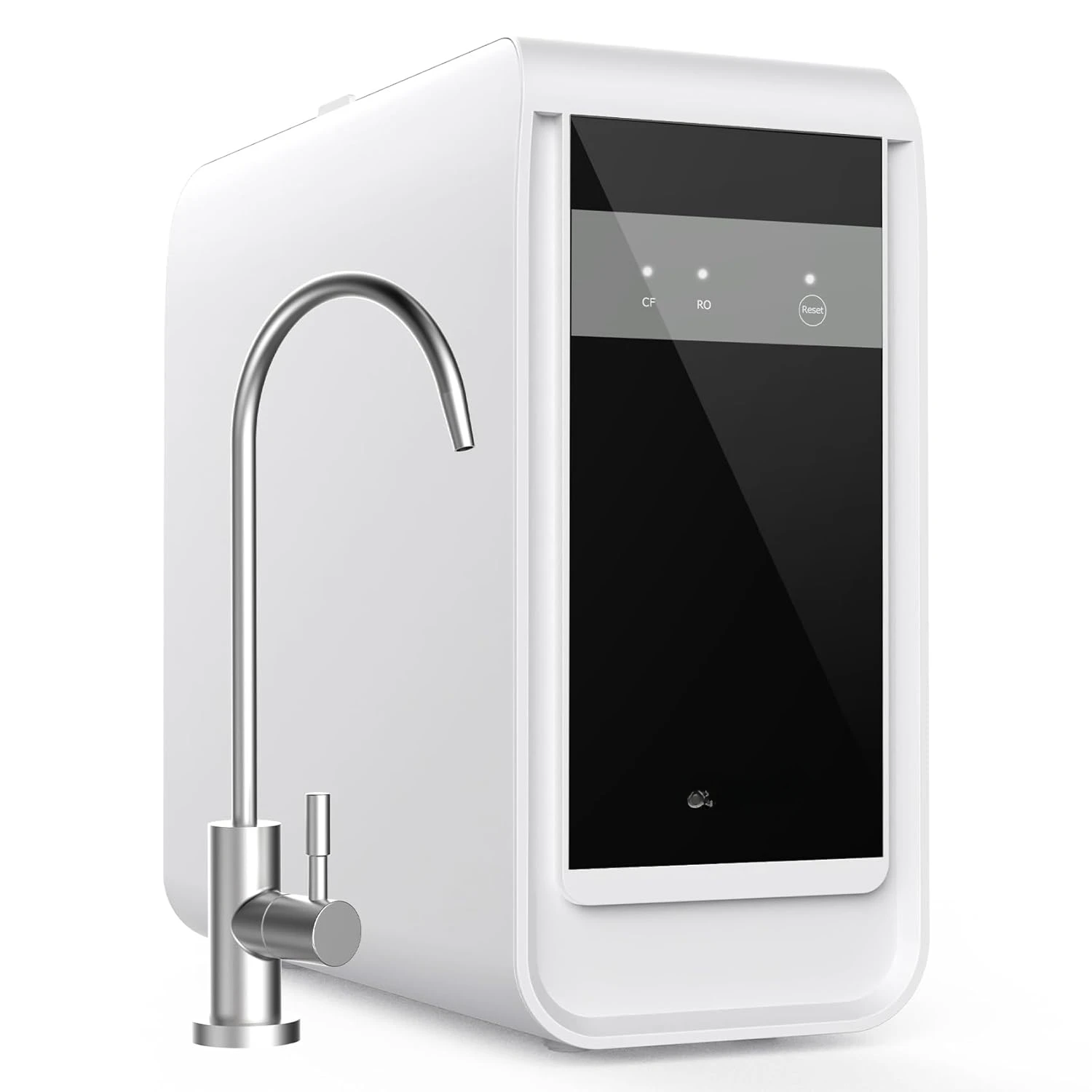 Tankless Reverse Osmosis System Under Sink Water Filter System 600 GPD 7 Stage RO Water Filtration 2:1 Built-in Pump
