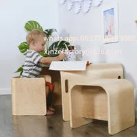 Customizable children's baby table and chair set, study table children's desk simple home desk 4