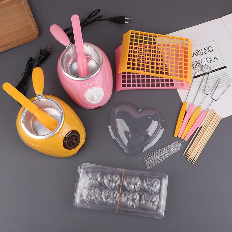 Chocolate Fondue Maker Chocolate Melting Furnace DIY Electromechanical Heating Pot Baking Tool
