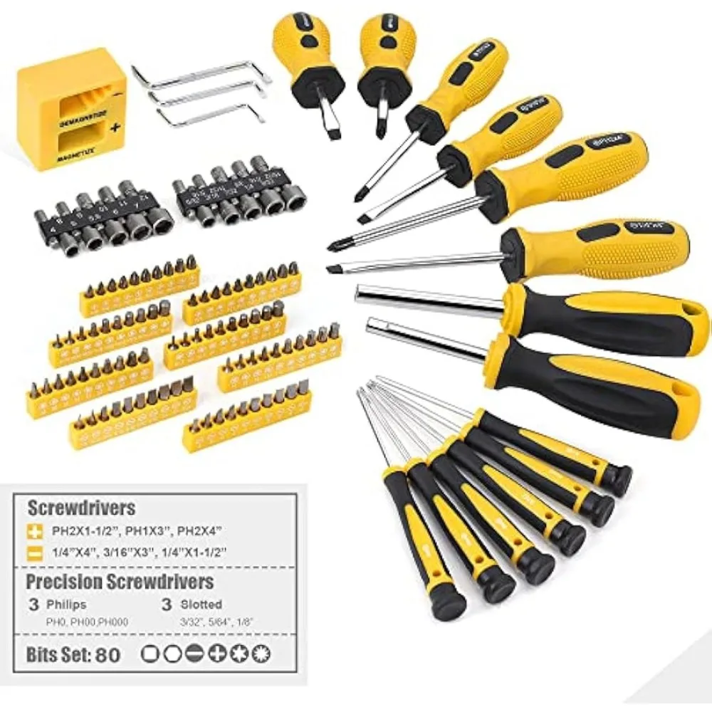 TOPLINE 467-Piece Household Home Tool Sets Mechanics, 16-Inch Tool Bag with Heavy Duty Home Kit Included, Sets for Men