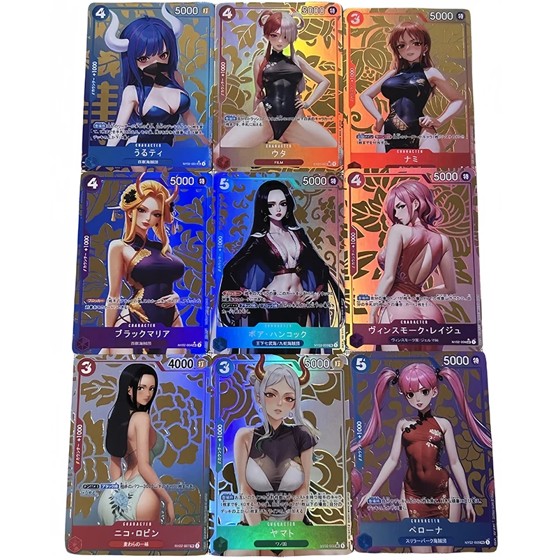 

Аниме One Piece Nami Nico Robin Boa Hancock Yamato Shirahoshi Diy Flashcard коллекционная карточка настольная игра игрушка подарок на день рождения