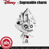 Disney 925 Silver Charm demon Figure Customized Bead for Bracelet Child's Play Charm Luxury Jewelry Accessories personality Gift