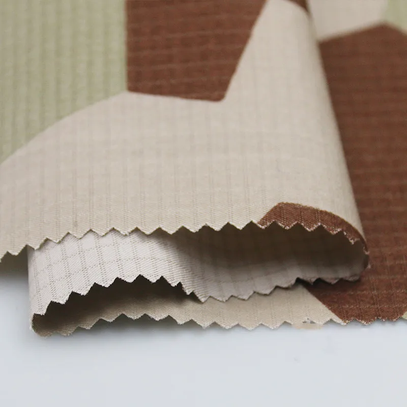 

Swedish M90 Desert Camouflage Fabric Geometric Cotton Plaid Clothing Cloth