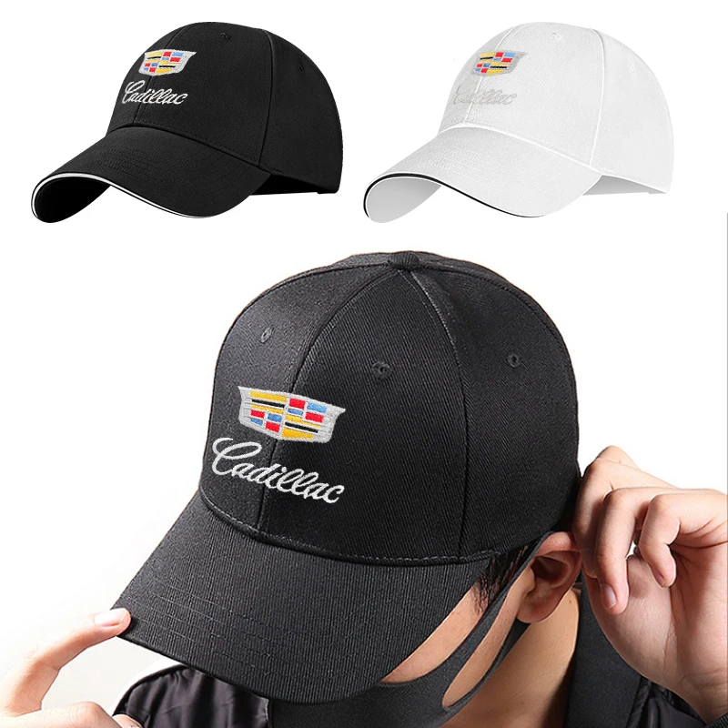 야구 모자 야외 여름 스포츠 모자 자수 남성 여성 야구 모자 캐딜락 ATS CT..