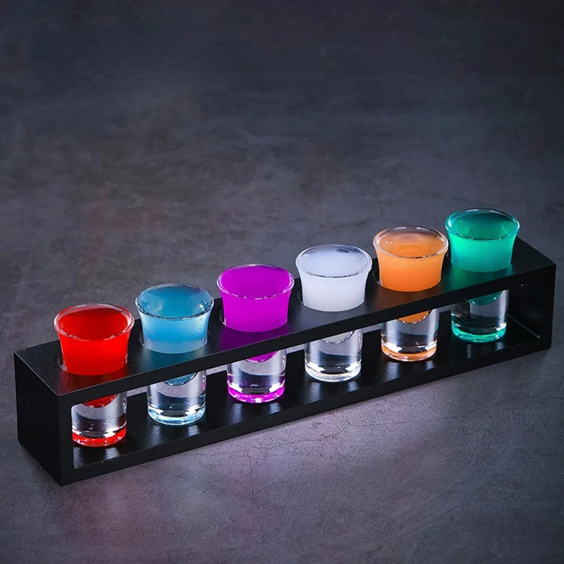 

2 стиля изысканный набор для вина коктейль Текила водка фрукты вино 6 чашек 1 стойка для вина семейный бар фестиваль добавить в забавную посуду для напитков