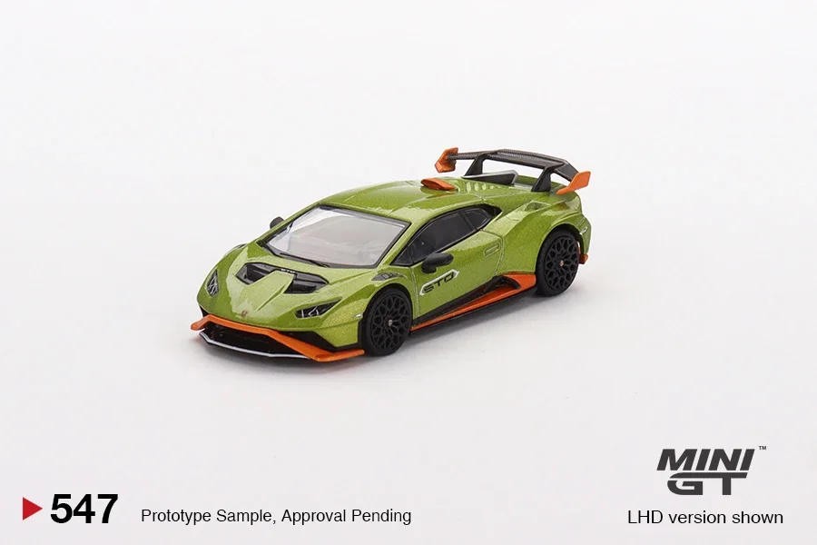 

MINIGT 1/64 Lamborghini Huracán STO Verde Citrea MGT00547-CH LHD Die-casting Automotive Model Ornaments Cas Toys