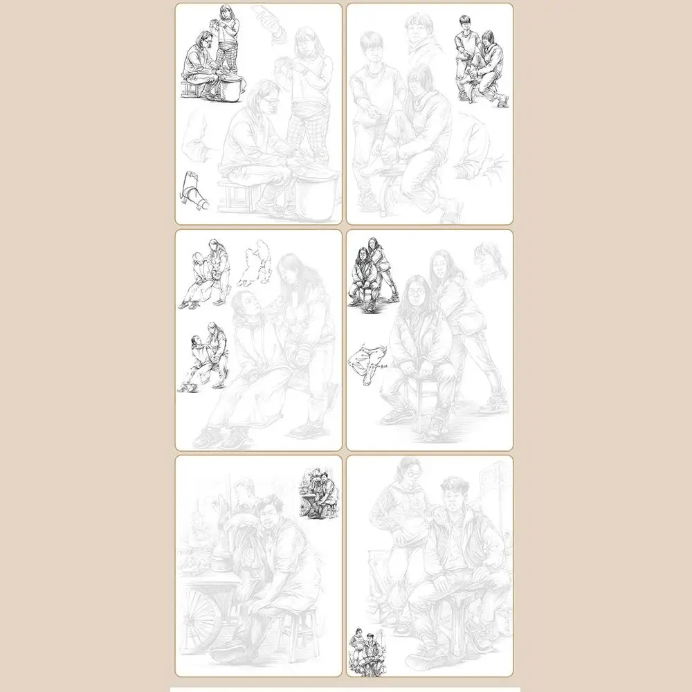 Ultimate Hand-Painted Sketching & Character Design Practice Book