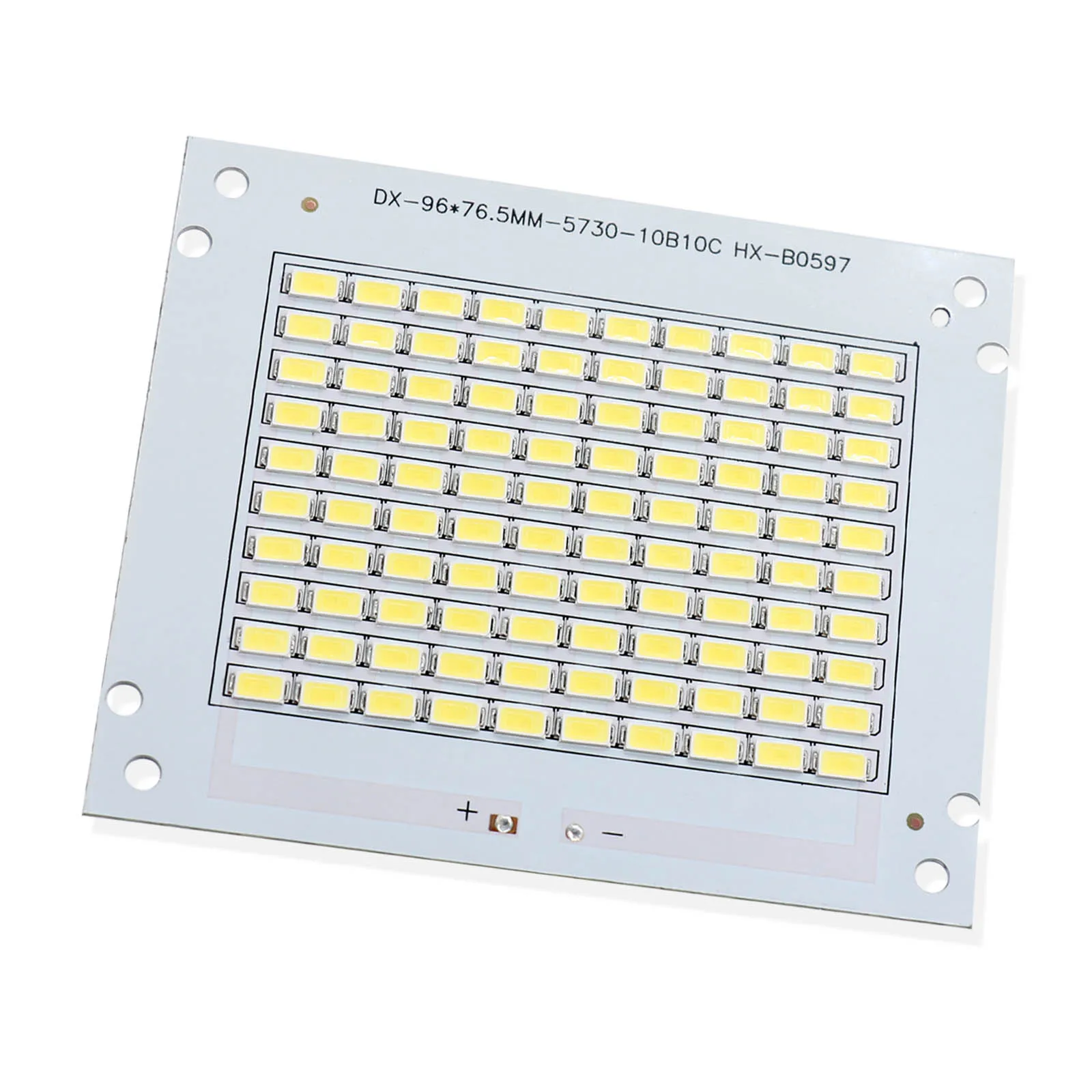 LED 5730 칩 DC30-32V 에피스타 PCB 투광 조명용 COB 다이오드 비즈, DIY 스포트라이트, 야외 조명용, 50W, 1450mA, 6000lm