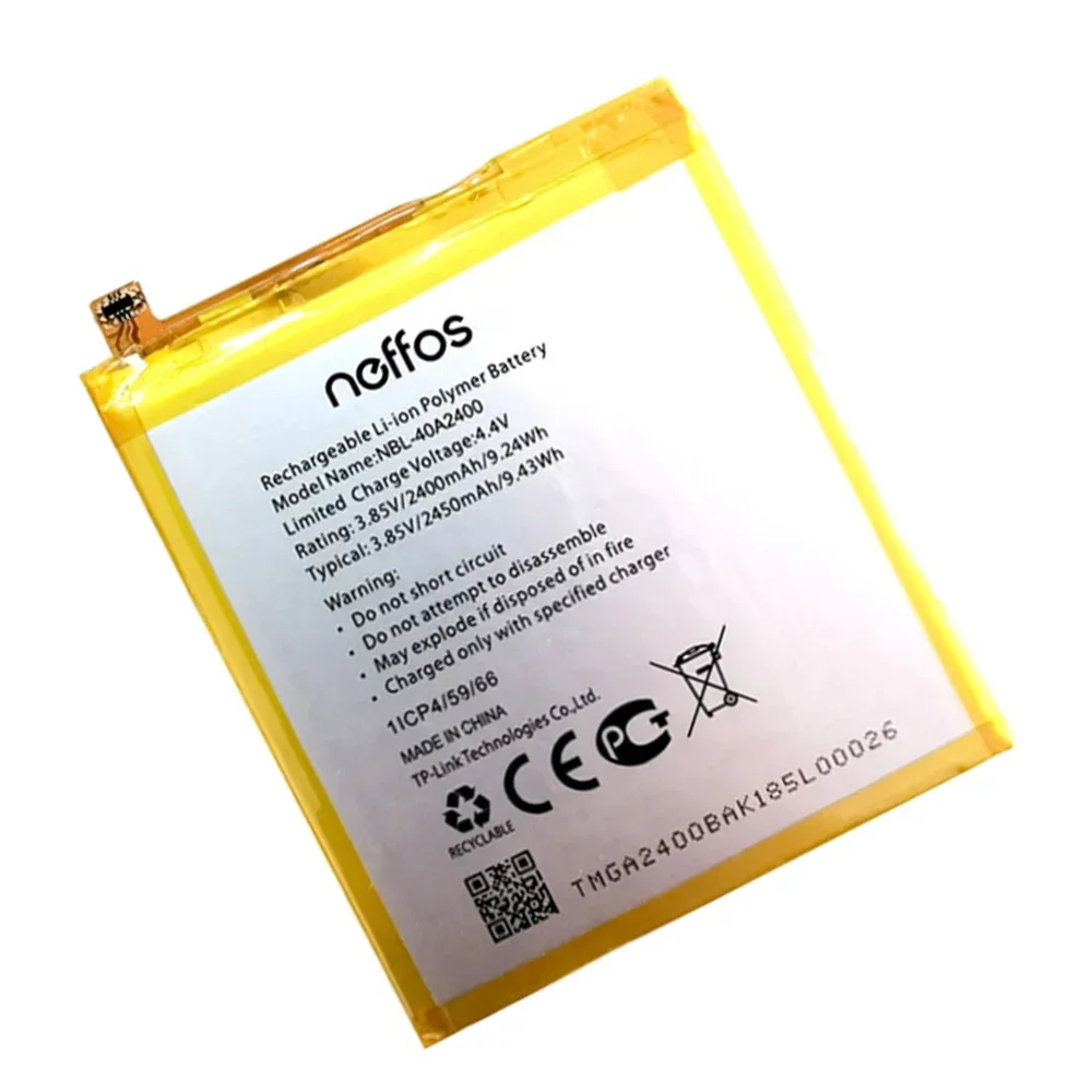 New 2450mAh High Quality NBL-40A2400 Battery For TP-Link Neffos Y5s TP804A TP804C Cell Phone Battery +Tools Kits