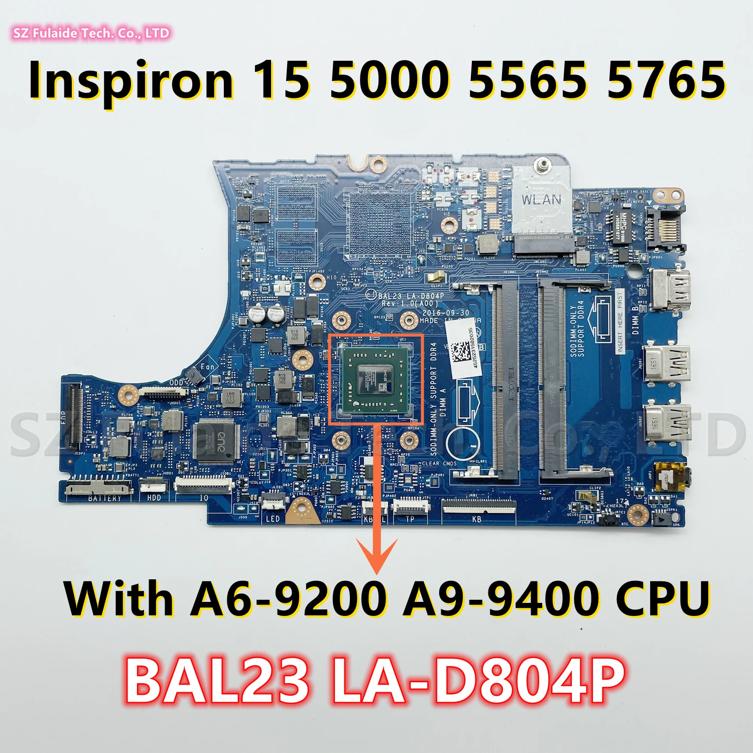 DELL Inspiron 9400 CPU GPU Radiateur + vis AT004000600 CPU GPU heatsink