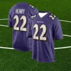 Purple Jersey No. 8/14/22 Classic Summer Short-Sleeved Outdoor Derrick Henry Lamar Jackson Kyle Hamilton Baltimore Ravens 3