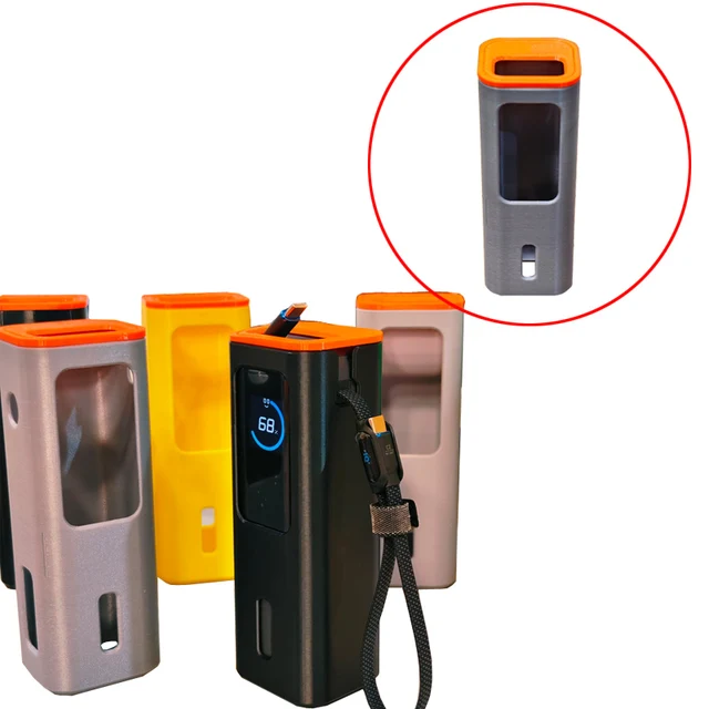 Custodia Silicone Per Power Bank Anker 165W - Con Slot Schede E Foro Per Nodo - Foto 11